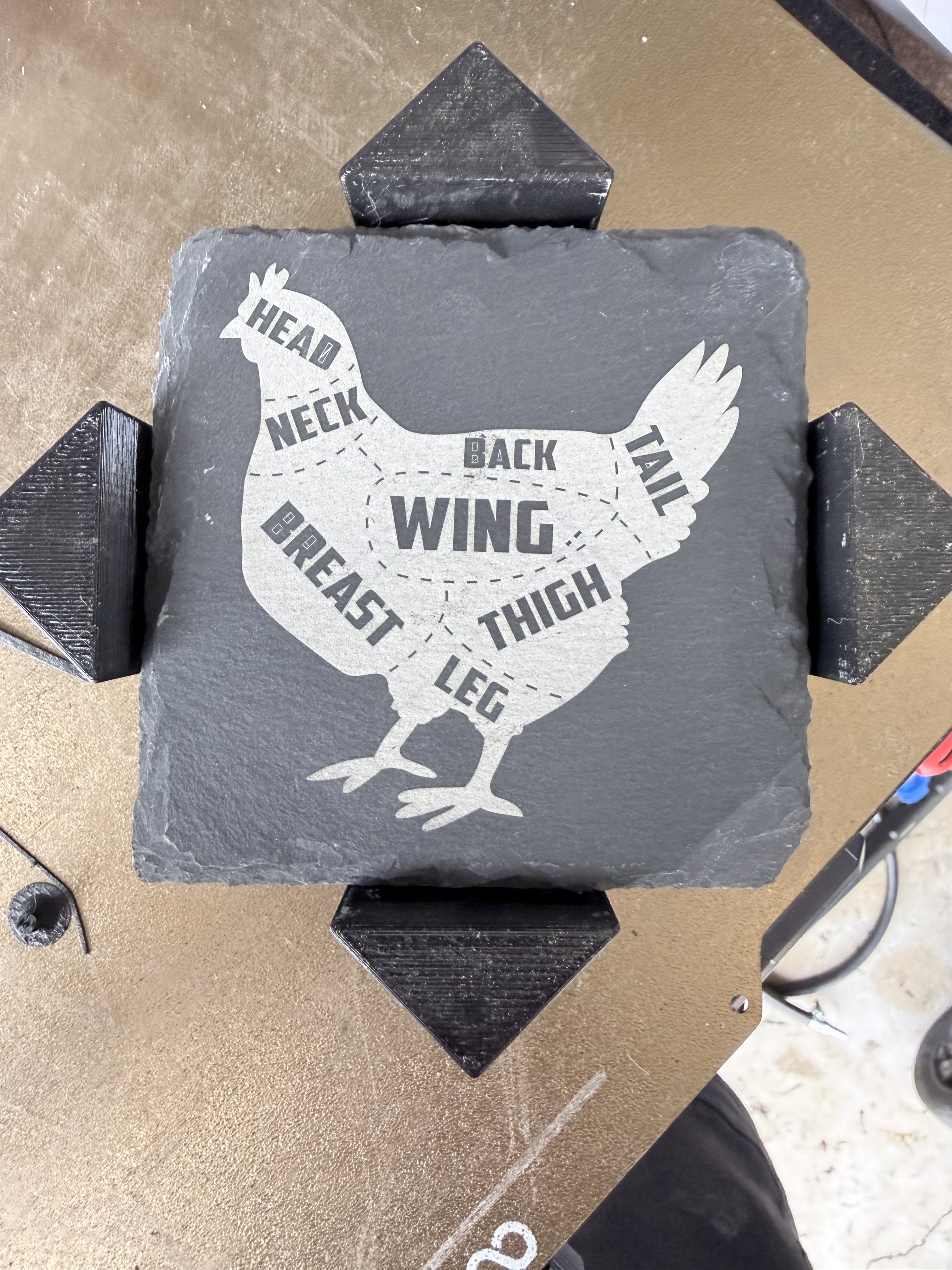 Chicken Cuts Coaster